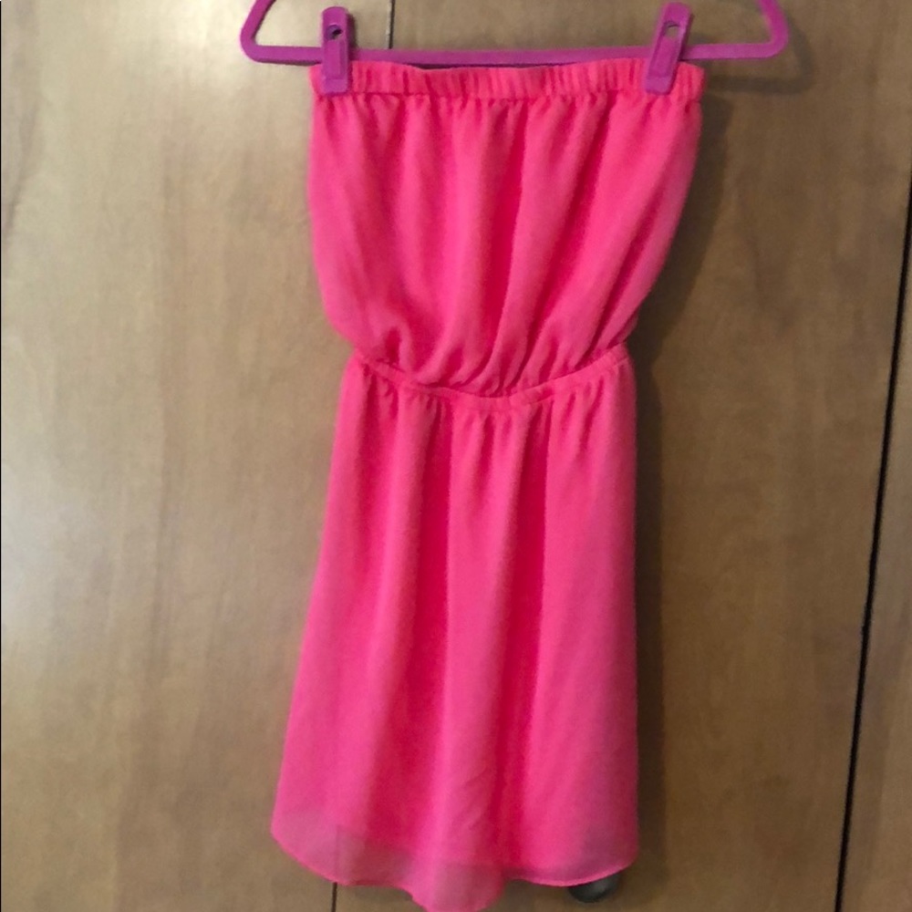 Express strapless dress